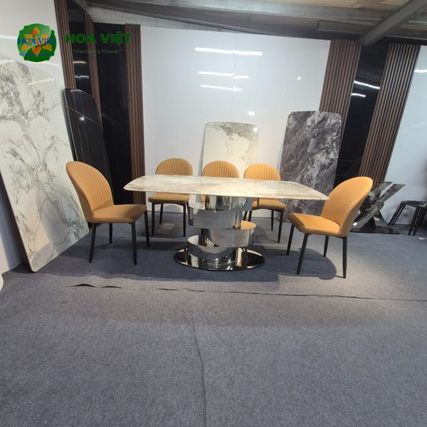 Bộ Bàn Ăn Siêu Tinh Thể Luxury 49