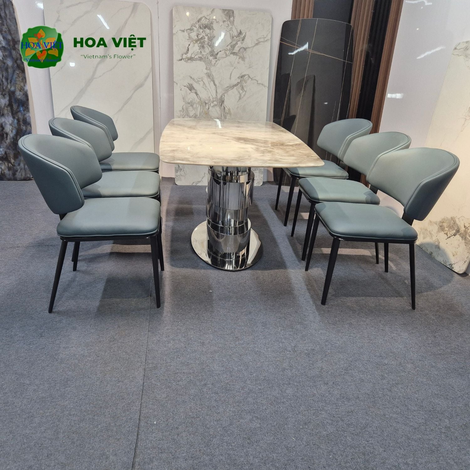 Bộ Bàn Ăn Siêu Tinh Thể Luxury 47