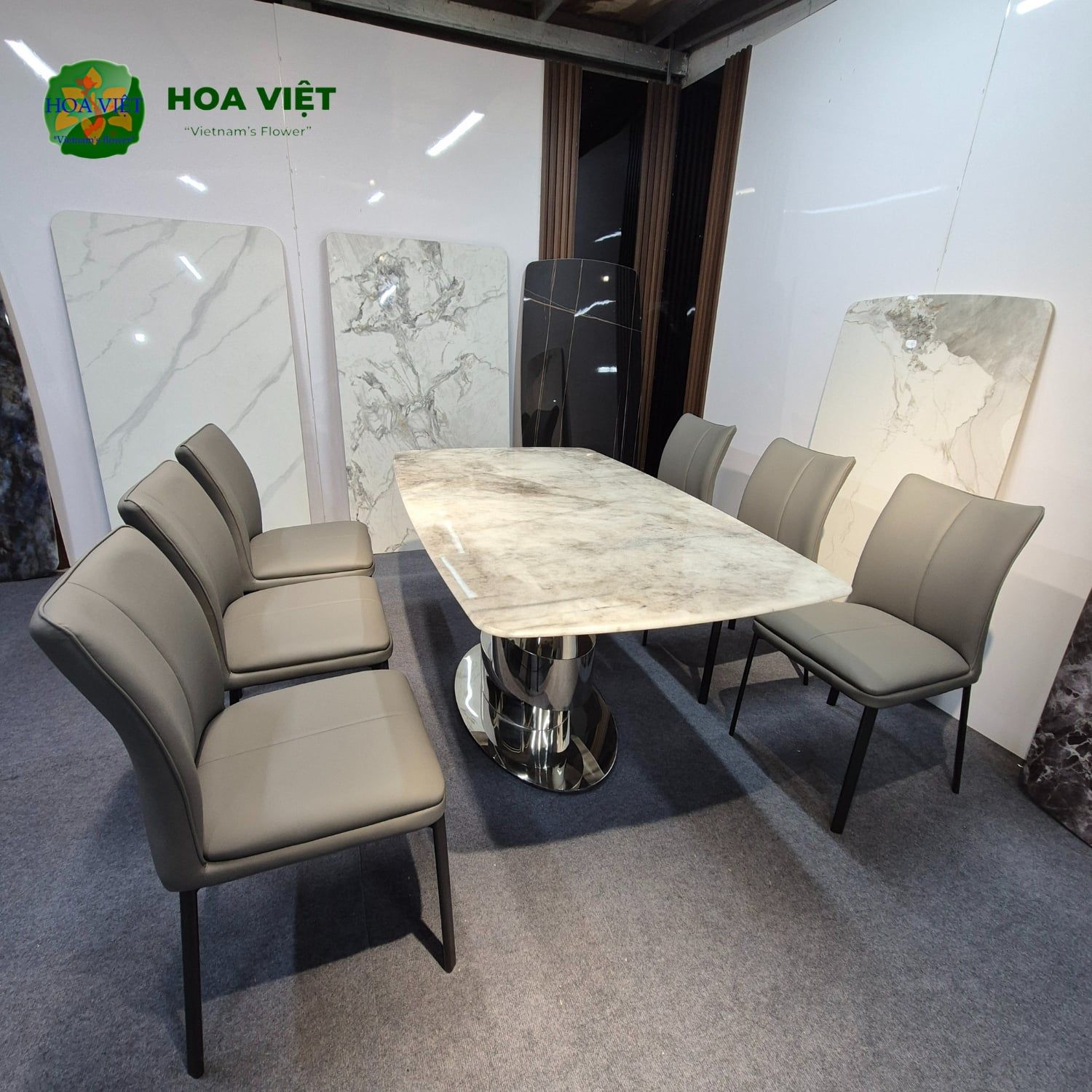 Bộ Bàn Ăn Siêu Tinh Thể Luxury 52