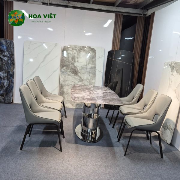 Bộ Bàn Ăn Siêu Tinh Thể Luxury 54