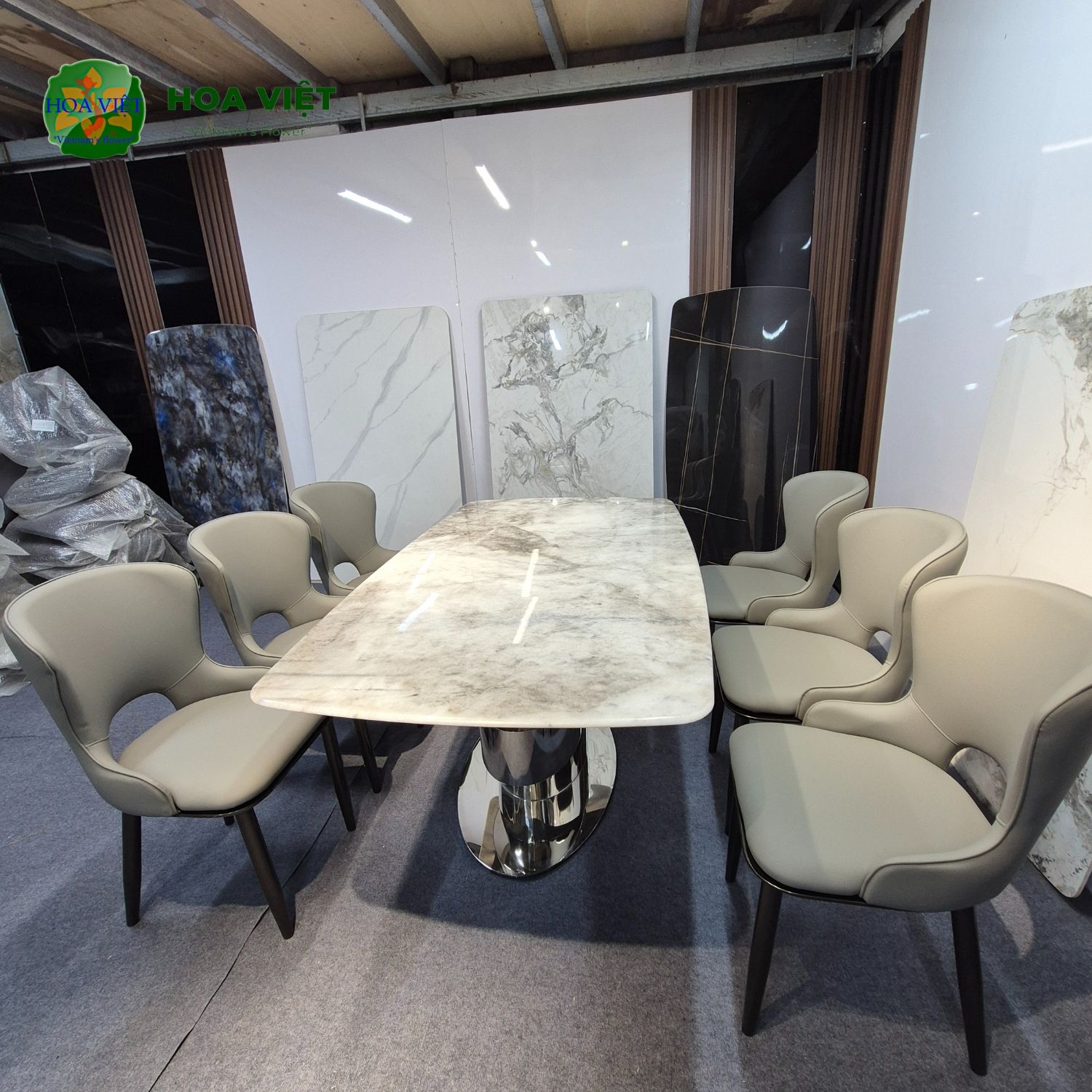 Bộ Bàn Ăn Siêu Tinh Thể Luxury 53