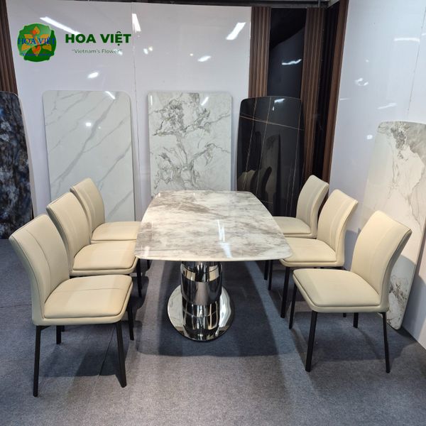 Bộ Bàn Ăn Siêu Tinh Thể Luxury 52