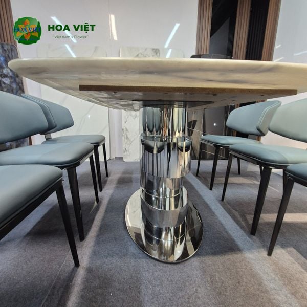 Bộ Bàn Ăn Siêu Tinh Thể Luxury 47