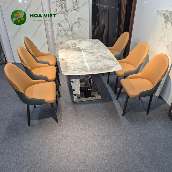 Bộ Bàn Ăn Siêu Tinh Thể Luxury  HV056