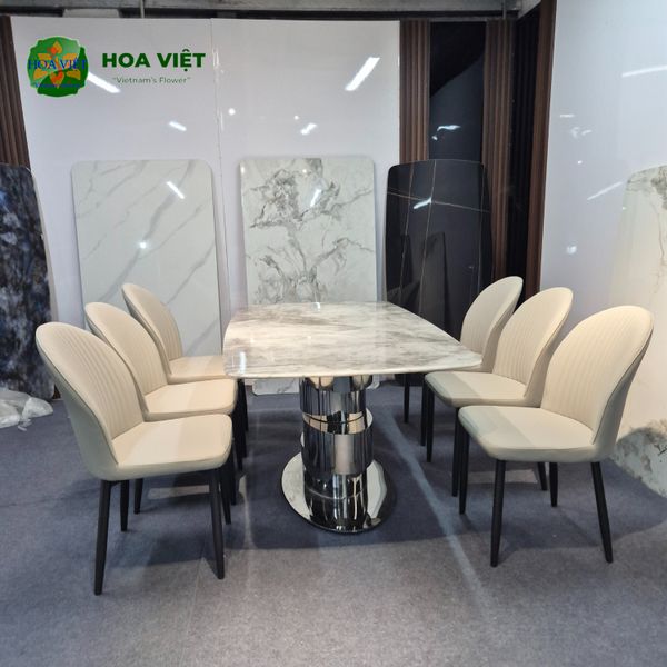Bộ Bàn Ăn Siêu Tinh Thể Luxury 49