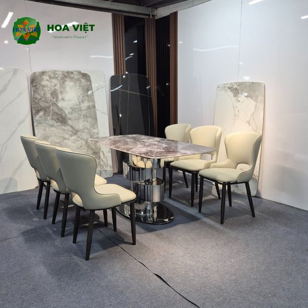 Bộ Bàn Ăn Siêu Tinh Thể Luxury 53