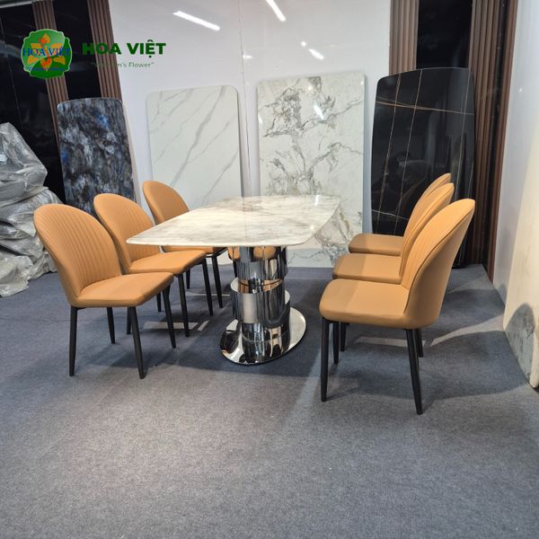 Bộ Bàn Ăn Siêu Tinh Thể Luxury 49