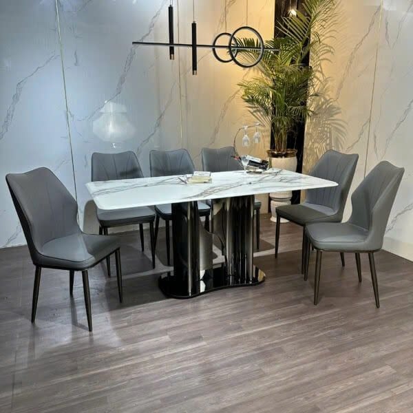 Bộ Bàn Ăn Siêu Tinh Thể Luxury  HV021