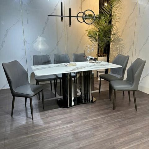 Bộ Bàn Ăn Siêu Tinh Thể Luxury  HV021