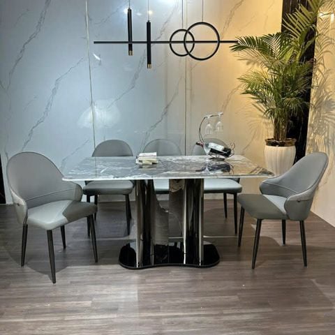 Bộ Bàn Ăn Siêu Tinh Thể Luxury  HV022