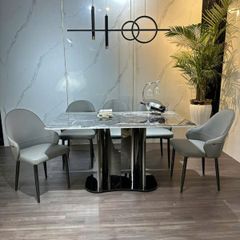 Bộ Bàn Ăn Siêu Tinh Thể Luxury  HV022