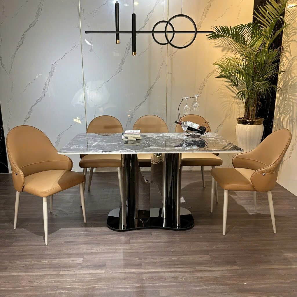 Bộ Bàn Ăn Siêu Tinh Thể Luxury  HV022