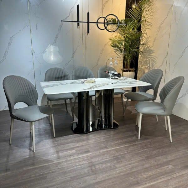 Bộ Bàn Ăn Siêu Tinh Thể Luxury  HV023