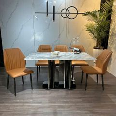 Bộ Bàn Ăn Siêu Tinh Thể Luxury  HV024