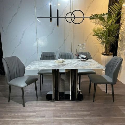 Bộ Bàn Ăn Siêu Tinh Thể Luxury  HV024