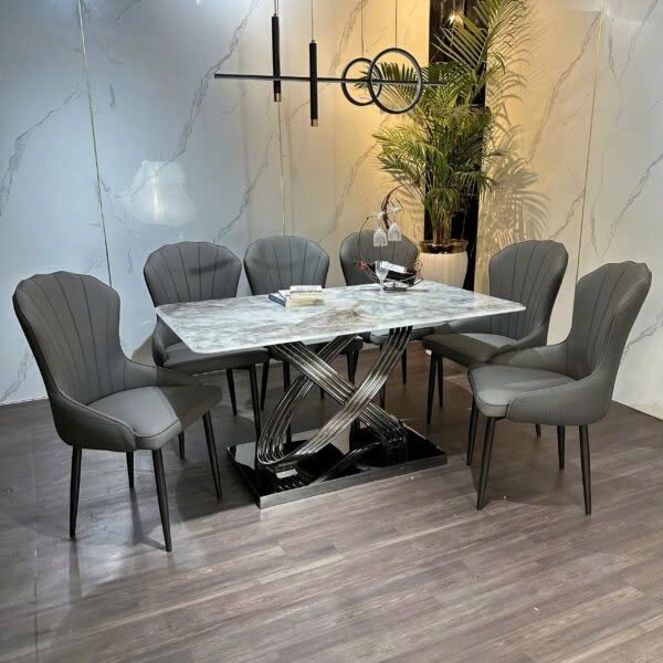 Bộ Bàn Ăn Siêu Tinh Thể Luxury  HV026