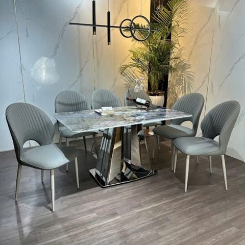 Bộ Bàn Ăn Siêu Tinh Thể Luxury  HV028