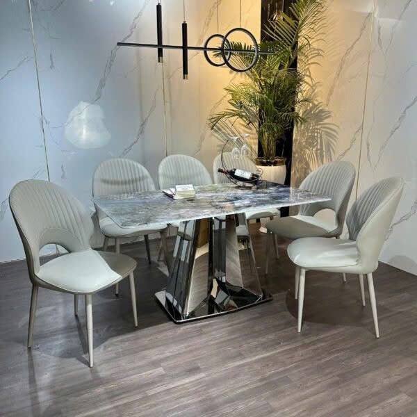 Bộ Bàn Ăn Siêu Tinh Thể Luxury  HV028