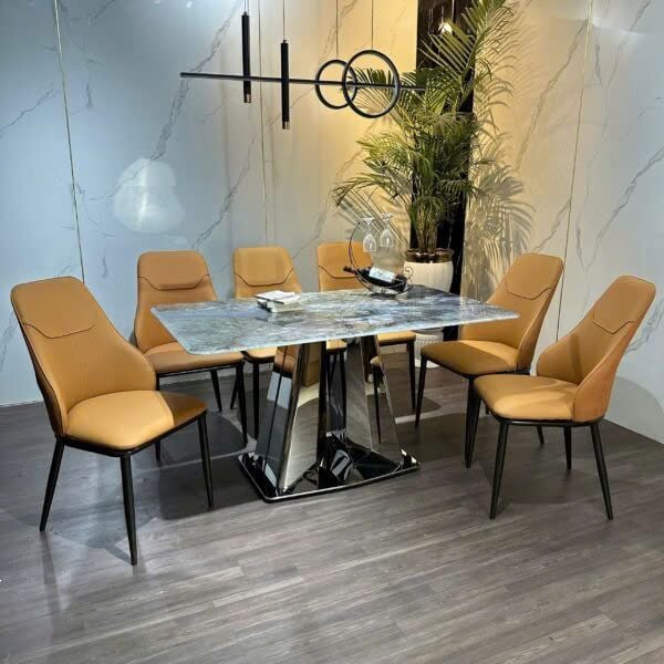 Bộ Bàn Ăn Siêu Tinh Thể Luxury  HV030