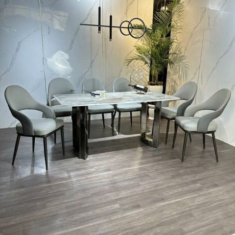 Bộ Bàn Ăn Siêu Tinh Thể Luxury  HV032