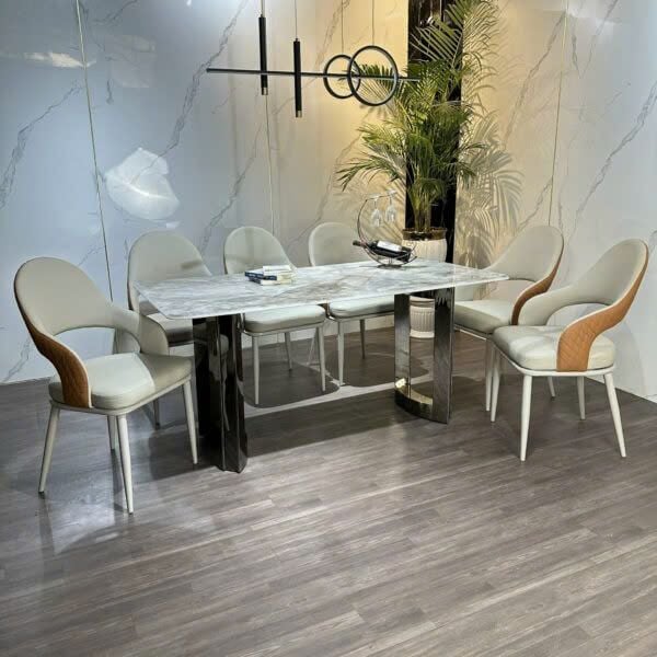 Bộ Bàn Ăn Siêu Tinh Thể Luxury  HV032