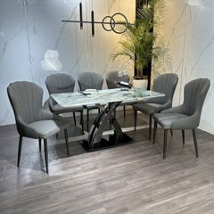 Bộ Bàn Ăn Siêu Tinh Thể Luxury  HV037