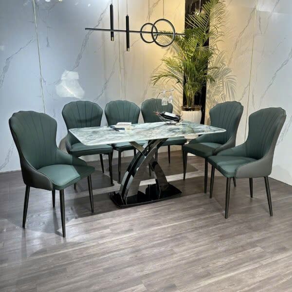 Bộ Bàn Ăn Siêu Tinh Thể Luxury  HV037