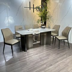 Bộ Bàn Ăn Siêu Tinh Thể Luxury  HV038