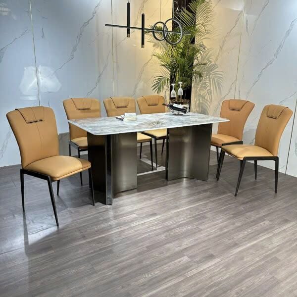 Bộ Bàn Ăn Siêu Tinh Thể Luxury  HV039