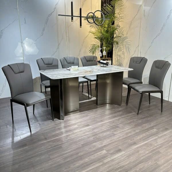 Bộ Bàn Ăn Siêu Tinh Thể Luxury  HV039