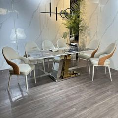 Bộ Bàn Ăn Siêu Tinh Thể Luxury  HV040