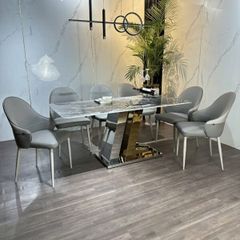 Bộ Bàn Ăn Siêu Tinh Thể Luxury  HV041