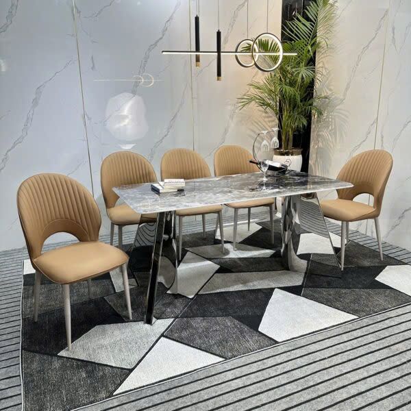 Bộ Bàn Ăn Siêu Tinh Thể Luxury  HV044