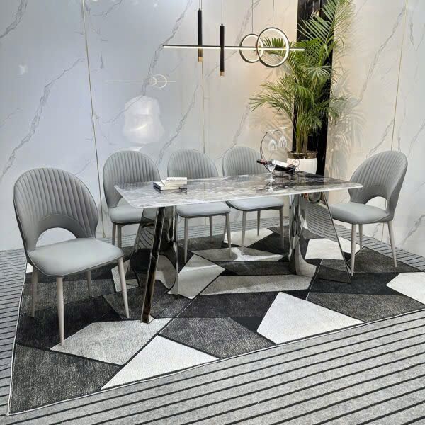 Bộ Bàn Ăn Siêu Tinh Thể Luxury  HV044