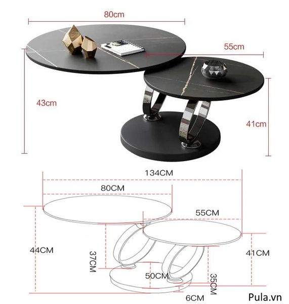 Bộ Bàn Trà Tròn - HV054