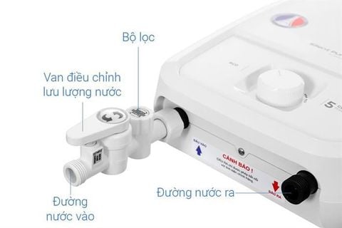 Bình nóng lạnh Atlantic 5000W Tempo Lite 5000 PU - 811025