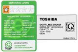 Nồi cơm điện tử Toshiba 1 lít RC-10DR5UVN(H)