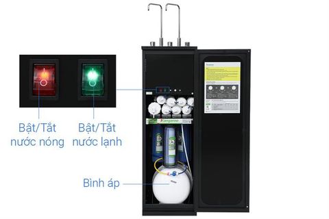 Máy lọc nước RO nóng nguội lạnh Hydrogen Kangaroo KG11A3 11 lõi