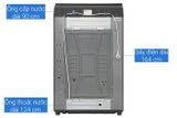 Máy giặt Toshiba Inverter 17 kg AW-DUN1800MV(SG)