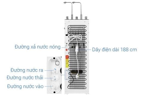 Máy lọc nước RO nóng nguội lạnh Hòa Phát HWBS3A 1021 10 lõi
