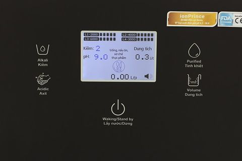 Máy lọc nước điện giải ion kiềm ROBOT IonPrince 59X 5 tấm điện cực