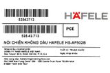 Nồi chiên không dầu Hafele HS-AF502B (535.43.713) 5.7 lít