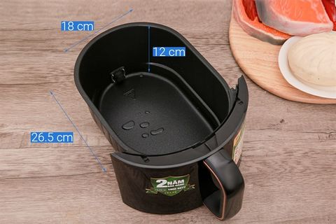 Nồi chiên không dầu kết hợp hấp Magic Eco S05 5 lít
