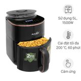 Nồi chiên không dầu kết hợp hấp Magic Eco S05 5 lít