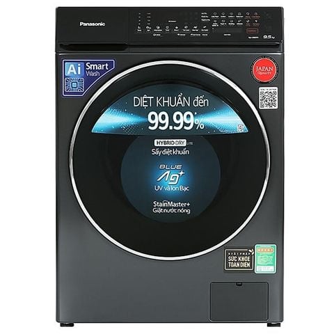 Máy giặt Panasonic Inverter giặt 9.5 kg - sấy tiện ích 2 kg NA-V95FR1BVT