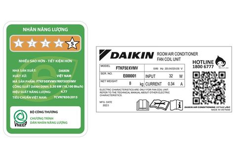 Điều hòa Daikin 24.000 BTU inverter 1 chiều FTKF50XVMV/RKF50XVMV