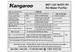 Máy lọc nước RO Kangaroo KG116I 10 lõi