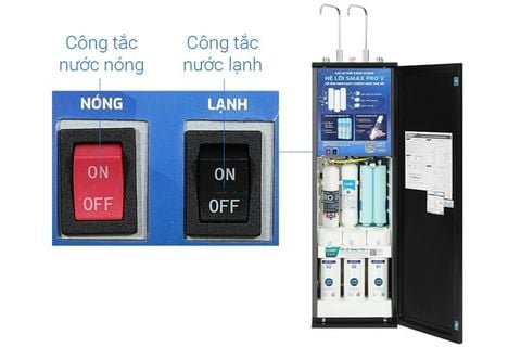 Máy lọc nước RO nóng nguội lạnh Karofi KAD-X56 11 lõi