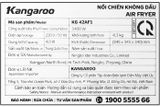 Nồi chiên không dầu Kangaroo KG42AF1 4 lít