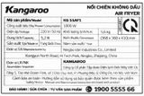 Nồi chiên không dầu Kangaroo KG55AF1 5.2 lít